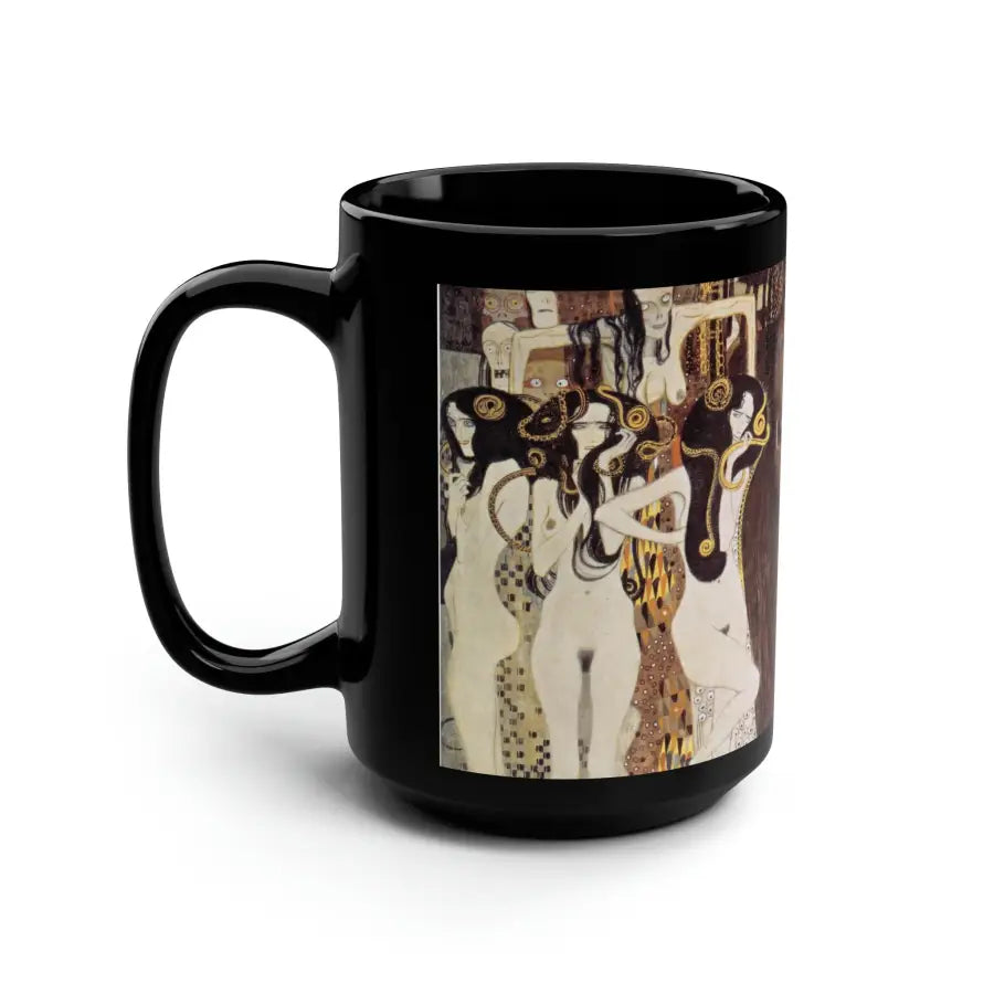 Gustav Klimt Coffee Mug 15oz Beethoven Frieze