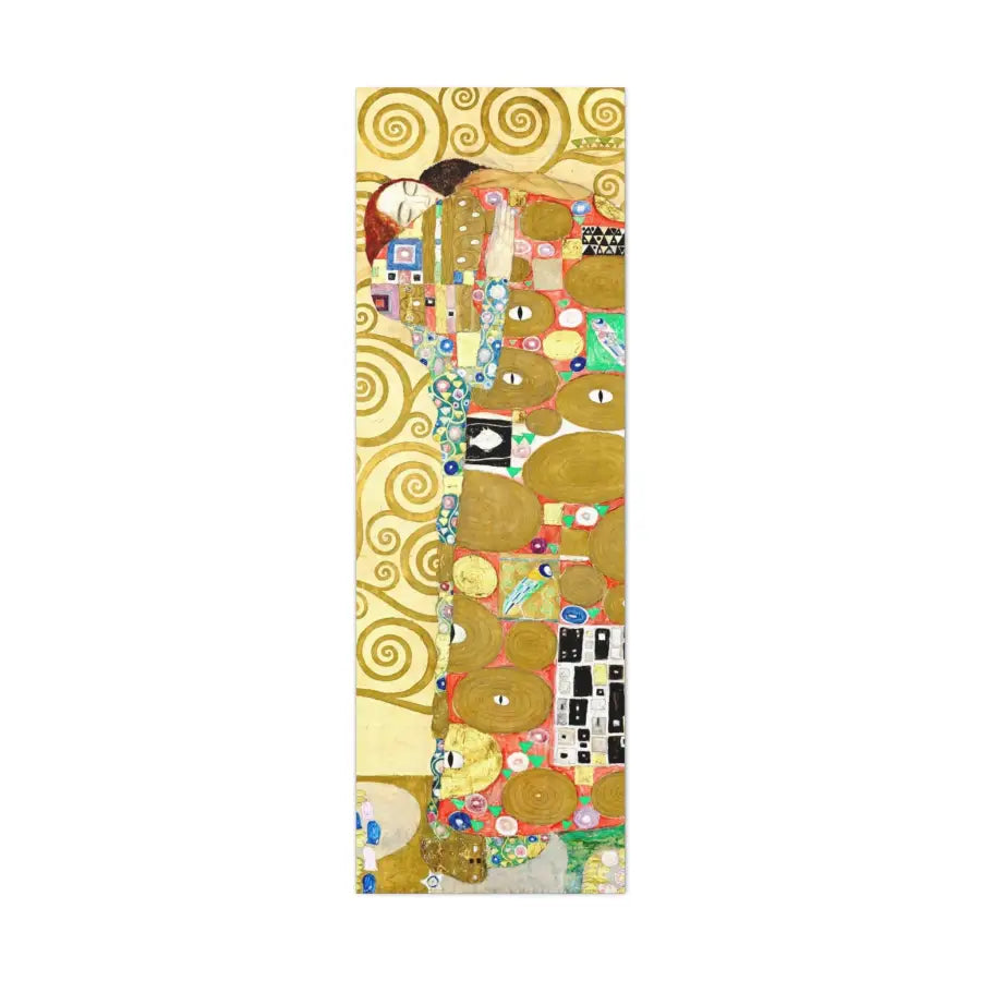 Gustav Klimt Young Woman Portrait - Vintage Yellow Digital