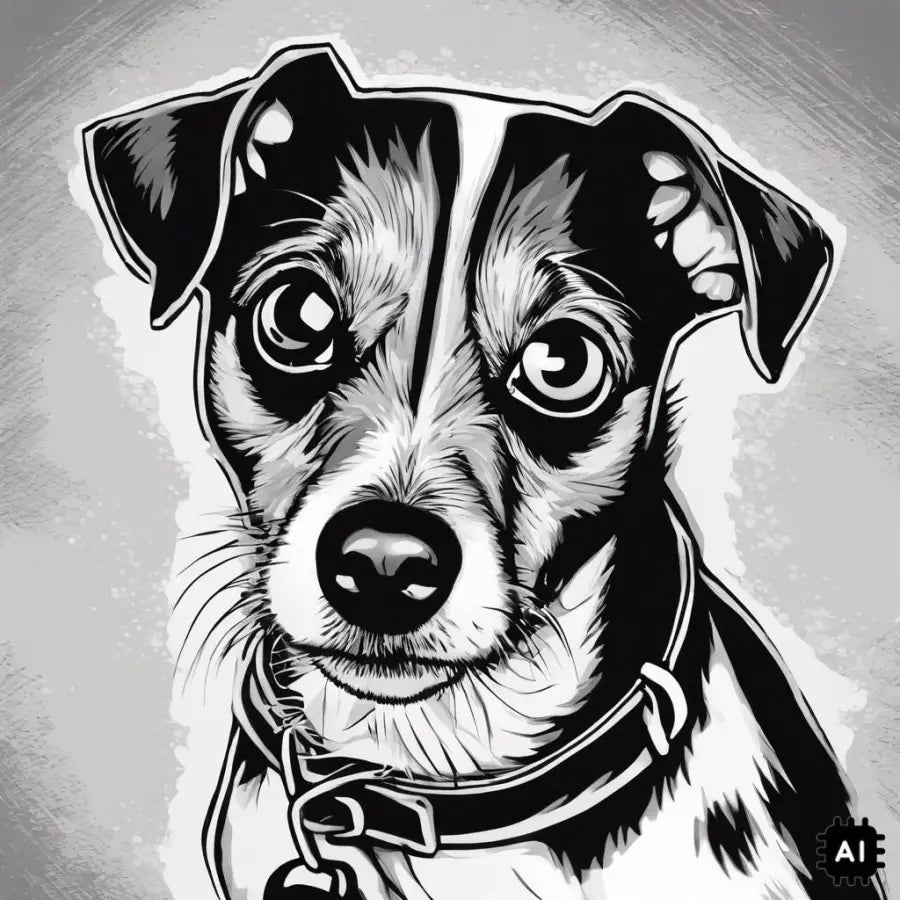 Jack Russell Realistic Coloring Digital Download 5 Pages