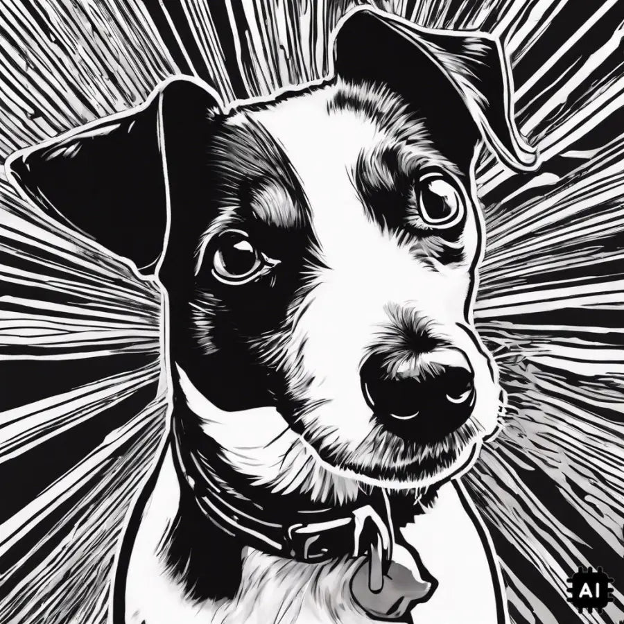 Jack Russell Realistic Coloring Digital Download 5 Pages