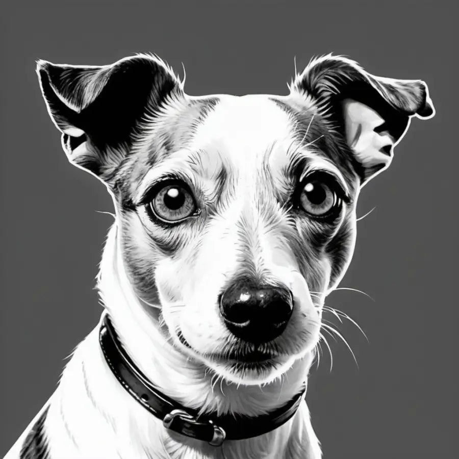 Jack Russell Realistic Coloring Digital Download 5 Pages