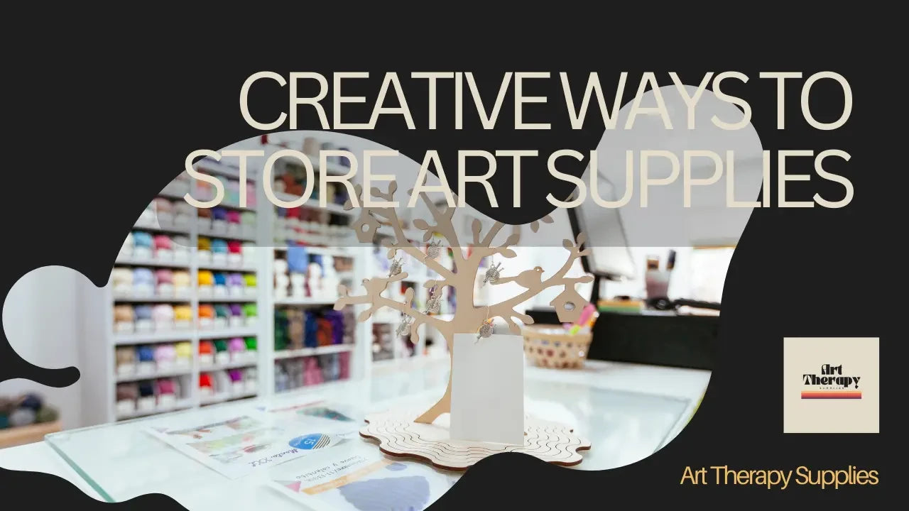 Creative Ways to Store Art Supplies - Featured Image