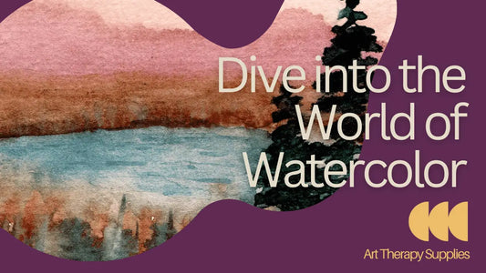 Dive into the World of Watercolor Thumbnail watercolor painting in background