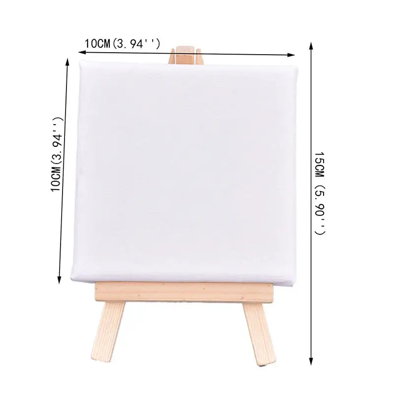 1 Set Mini Blank Canvas For Painting Acrylic Paint