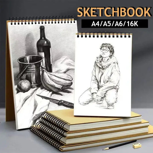 160GSM A6/A5/16K/A4 Professional Sketchbook Thick Paper