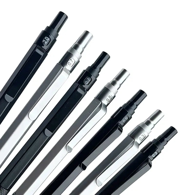 1Pc Mechanical Pencil 0.3/0.5/0.7/2.0mm Low Center