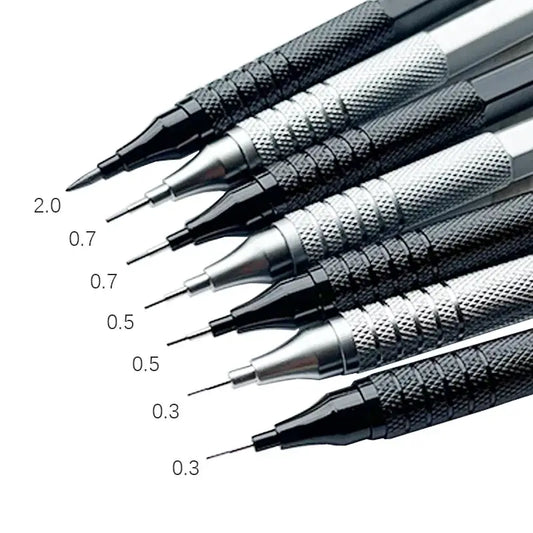 1Pc Mechanical Pencil 0.3/0.5/0.7/2.0mm Low Center