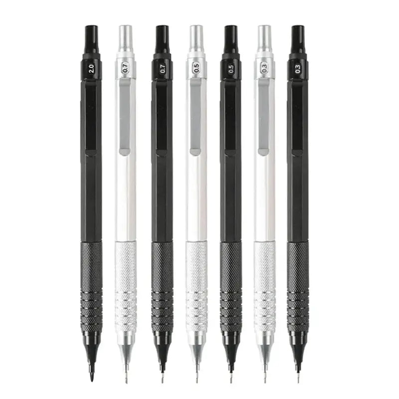 1Pc Mechanical Pencil 0.3/0.5/0.7/2.0mm Low Center