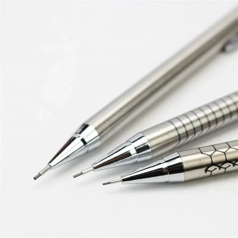 2PCS/Lot High quality metal mechanical pencil 0.5 0.7 0.9mm