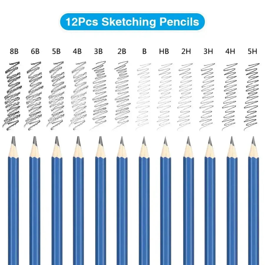 Bview Art Professional 32pcs Artist Sketching Pencil Set