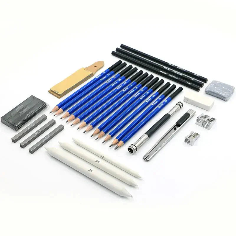 Bview Art Professional 32pcs Artist Sketching Pencil Set