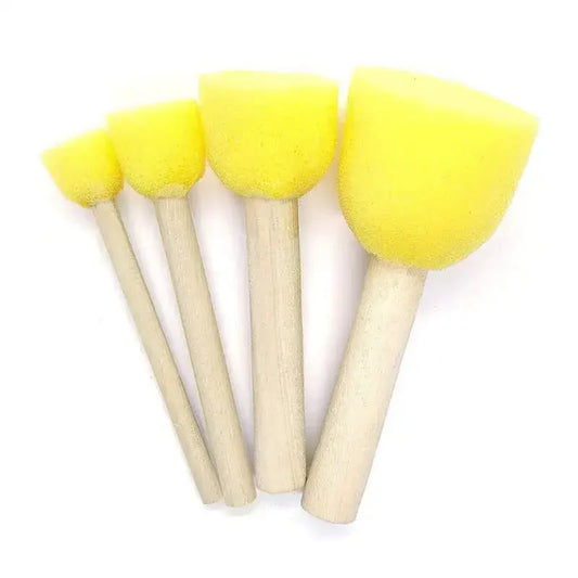 4Pcs/pack Kid Sponge Paint Brush - Set of 4