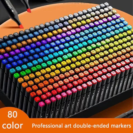 80/168 Color Marker pen Double Headed