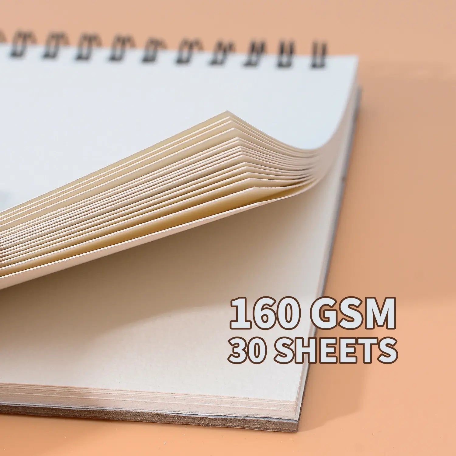 Sketchbook A6 30 Sheets Spiral Notebook