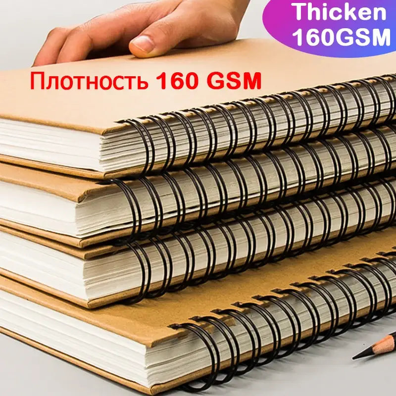 Professional Sketchbook Thick Paper 160GSM A6/A5/16K/A4