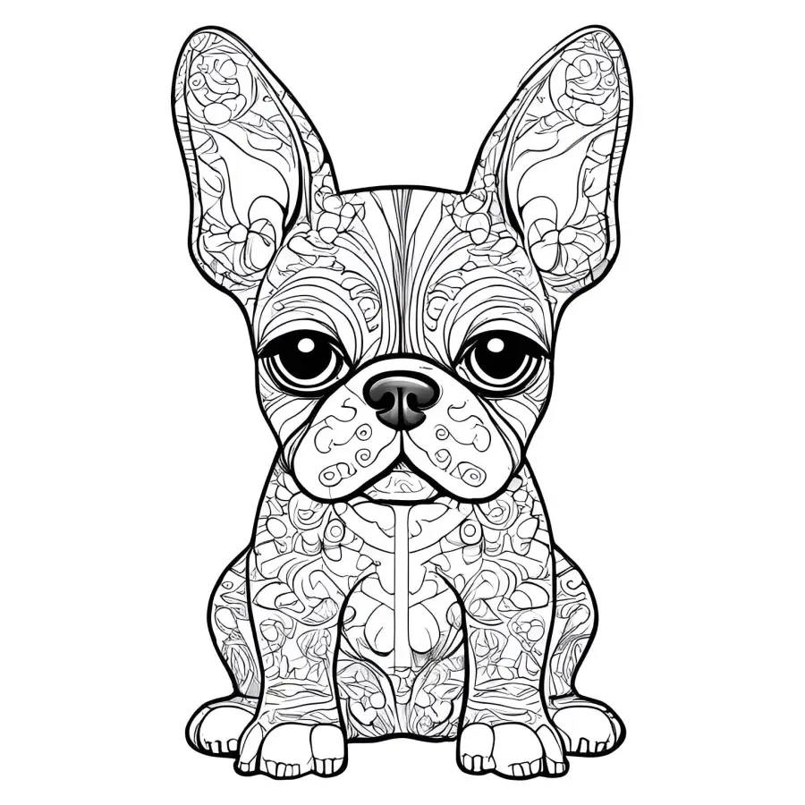 Boston Terrier Book Digital Download 5 Pages