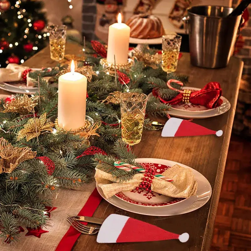 Christmas Decoration Tableware Holder