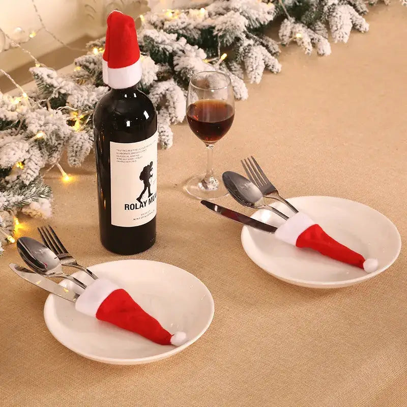 Christmas Decoration Tableware Holder