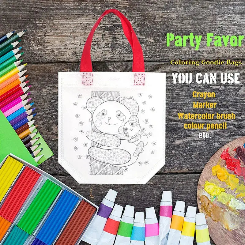 Creative DIY Graffiti Bags Both Sides Coloring Handmade