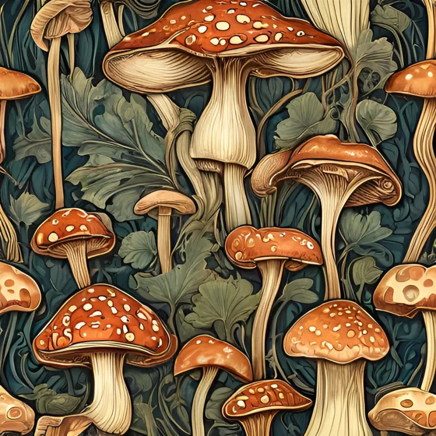 Folk Art Wall Art - - Folk - Cottagecore Forestcore