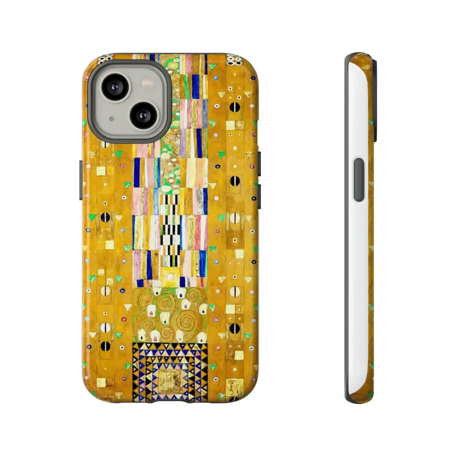 Gold and Yellow Gustav Klimt - iPhone 15 / Glossy