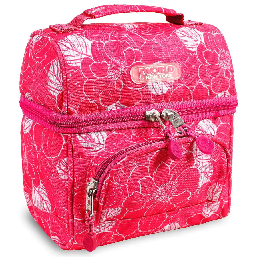 J World Corey Kids Lunch Bag. Insulated Lunch-Box for Girls