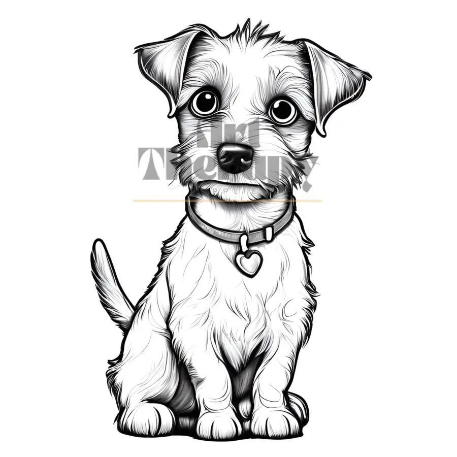 Jack Russell Terrier Dog Digital Download 5 Pages