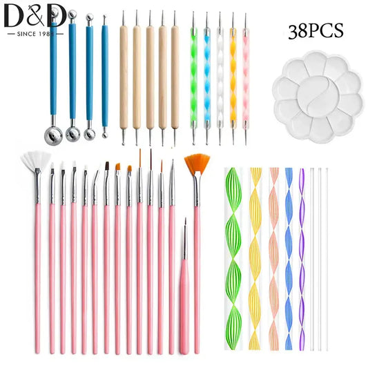 Mandala Dotting Tools for Rock Painting 38pcs/set Mandala