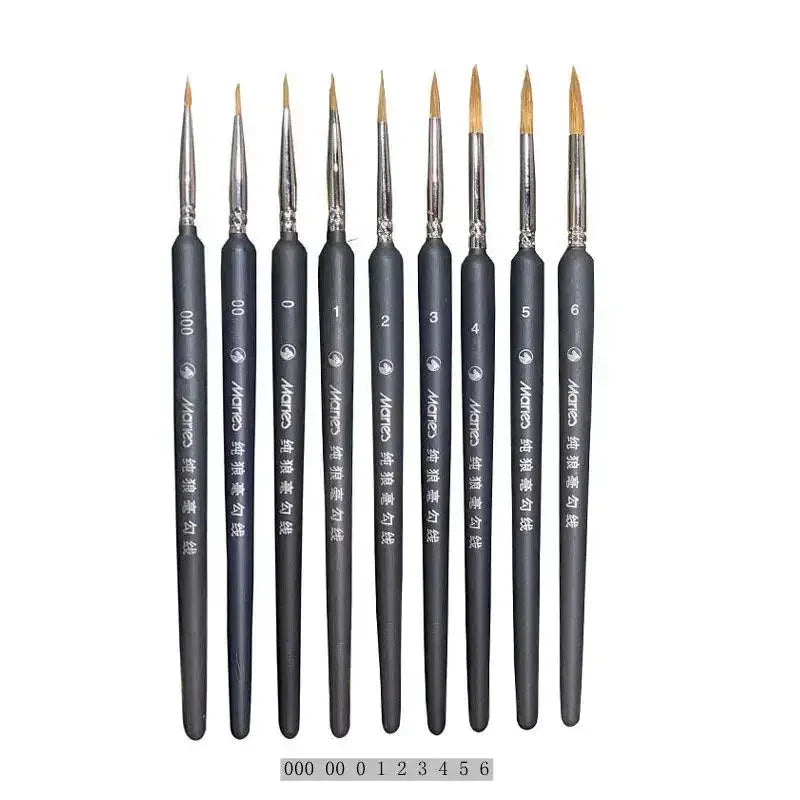 Miniature Paint Brush Set