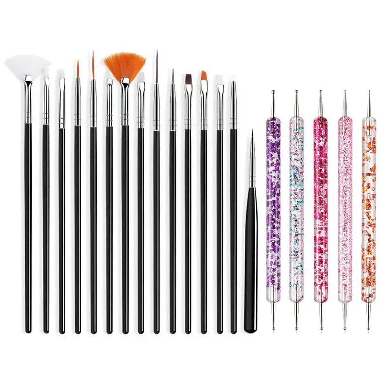 Nail Art Brush Design Tip Painting Carving Dotting Pen