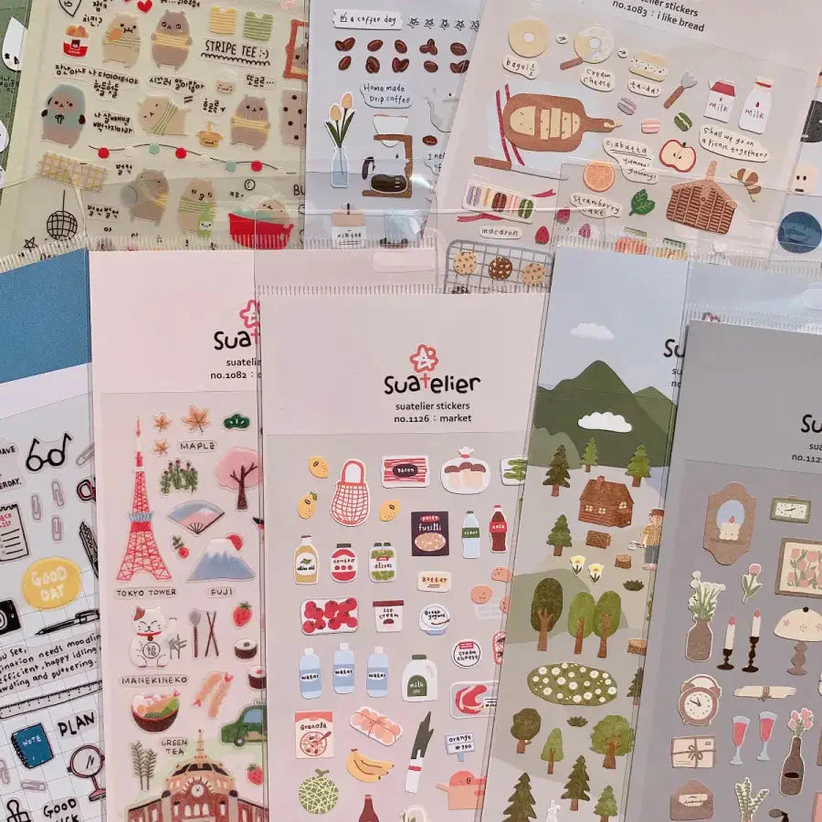 Original Suatelier Daily Stickers Scrapbooking