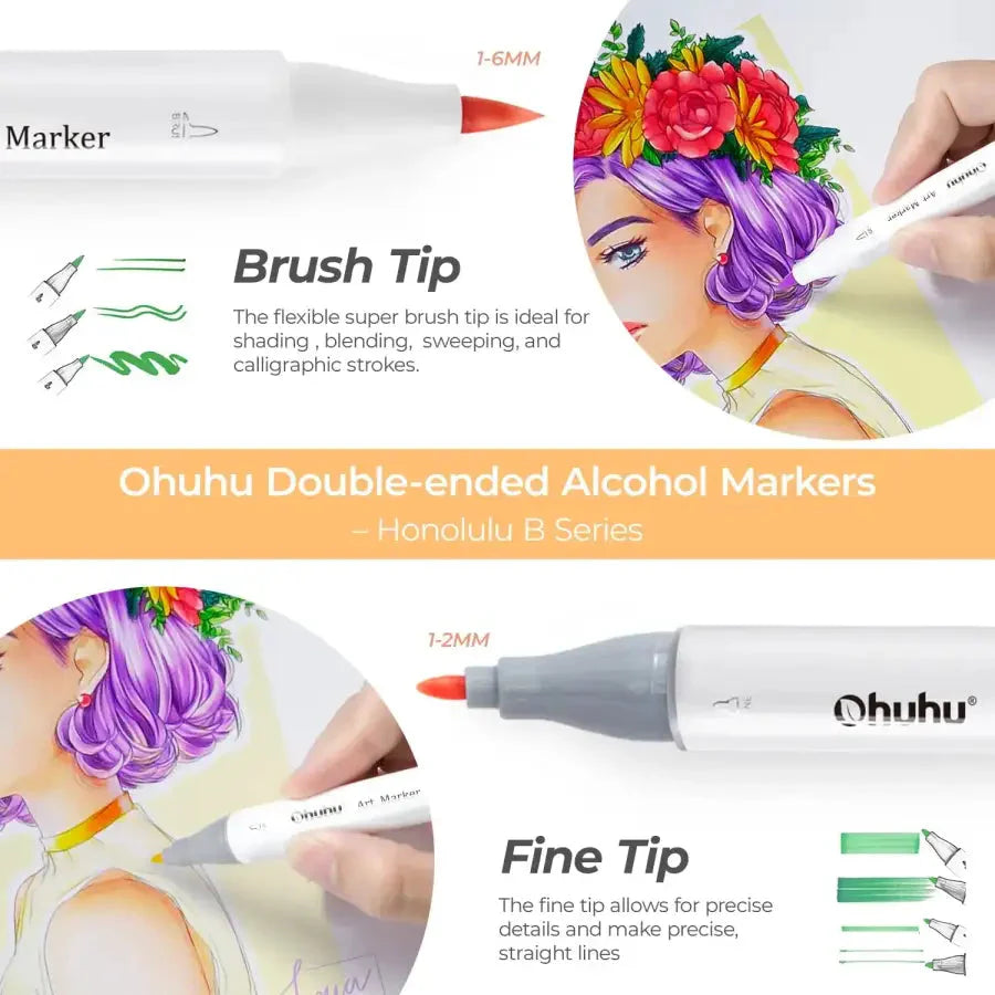 Pen Dual Tips Markers for Artists