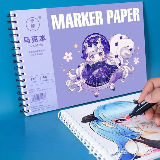 Sketchbook Marker Paper 50 Sheets A4/A5