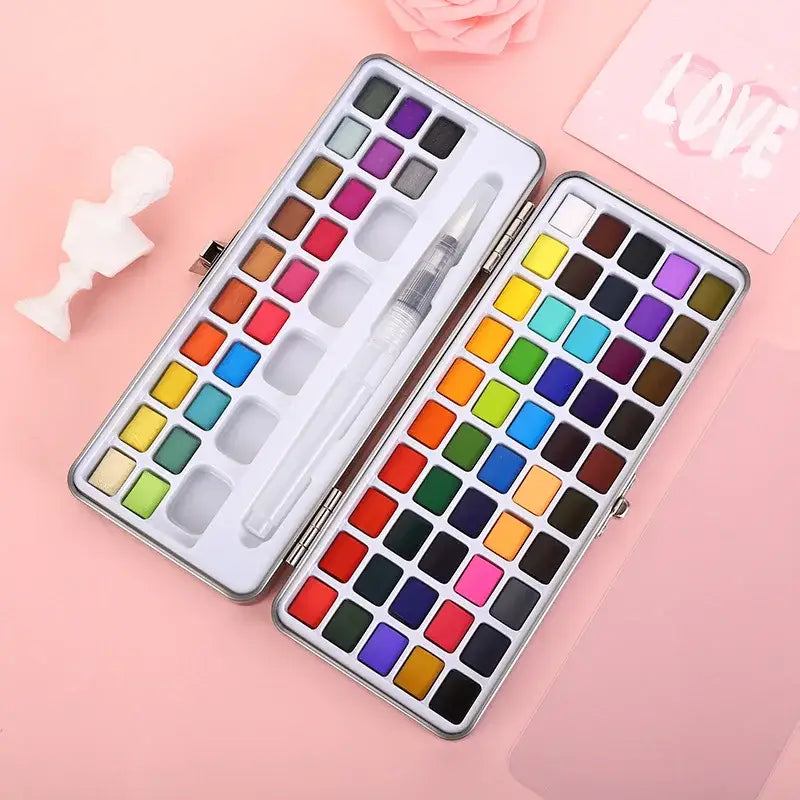 Zoecor 50 - 100 Color Solid Watercolor Set Pigmento Art