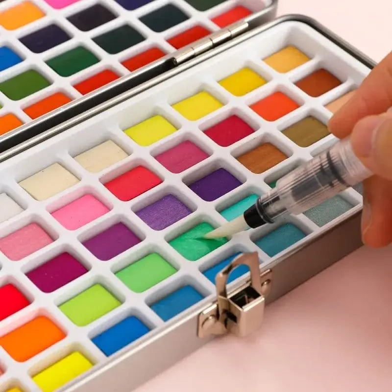Zoecor 50 - 100 Color Solid Watercolor Set Pigmento Art