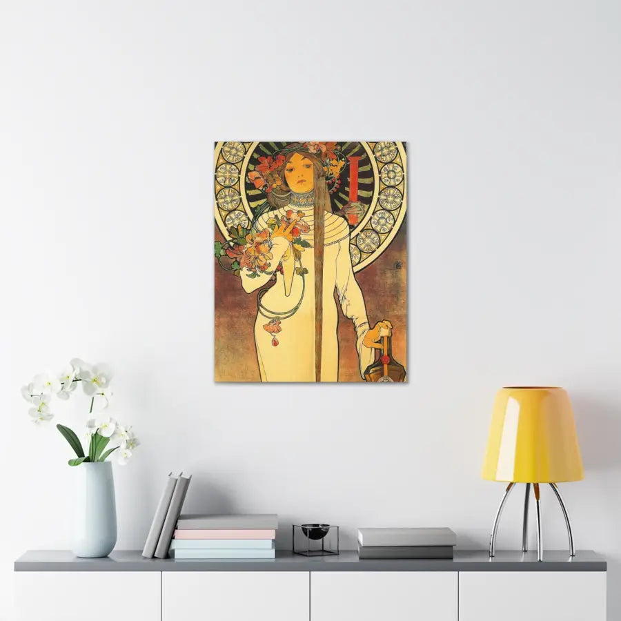 Stunning Alfons Mucha Canvas Art - Art Nouveau Wall Decor