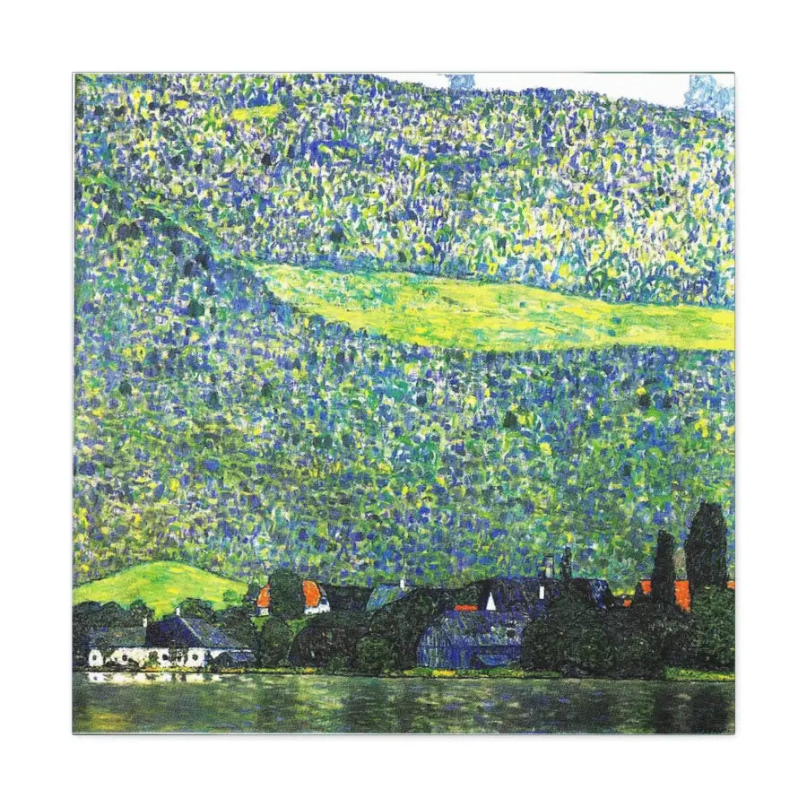 Vintage Green Landscape Canvas GUSTAV KLIMT