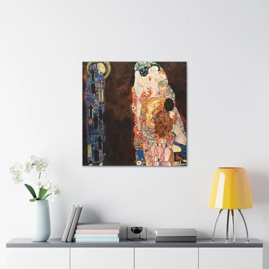 Woman in Colorful Gown painting by Gustav Klimt