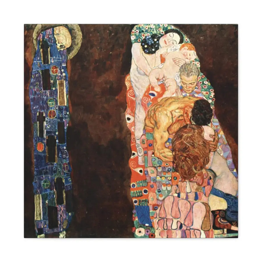 Woman in Colorful Gown painting by Gustav Klimt