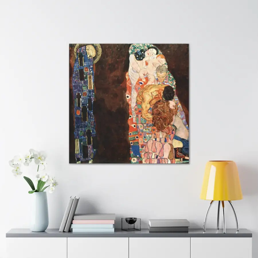 Woman in Colorful Gown painting by Gustav Klimt