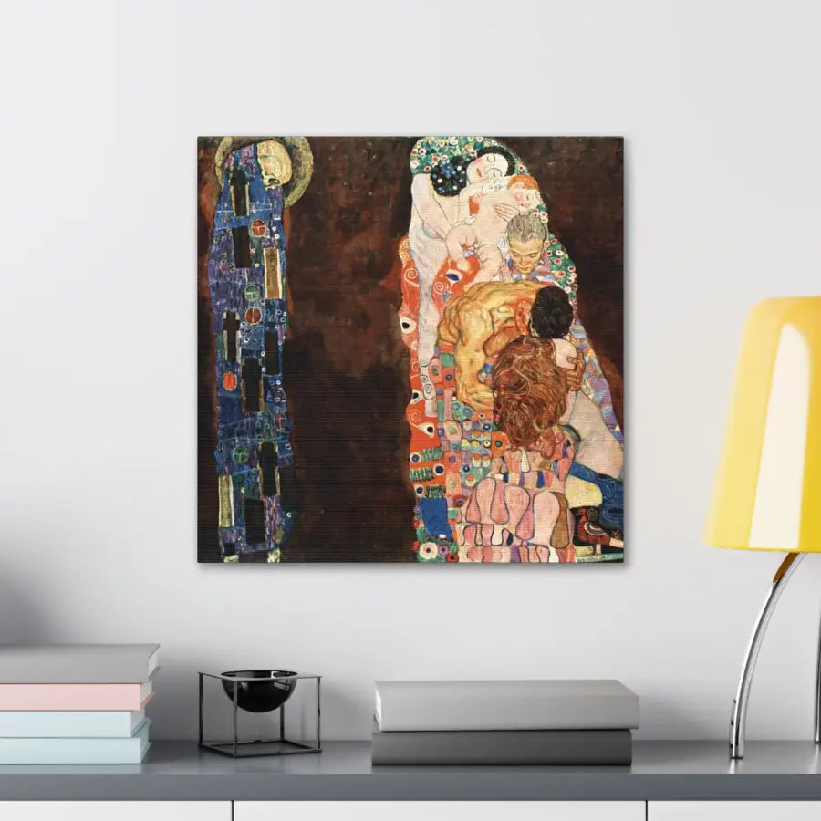 Woman in Colorful Gown painting by Gustav Klimt