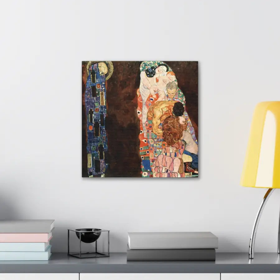 Woman in Colorful Gown painting by Gustav Klimt