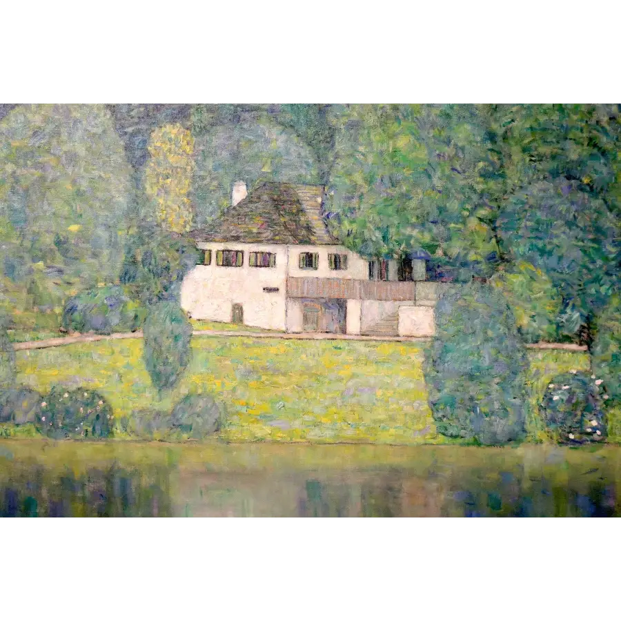 DIGITAL Vintage Art Green Landscape Madchen Im Grunen Klimt