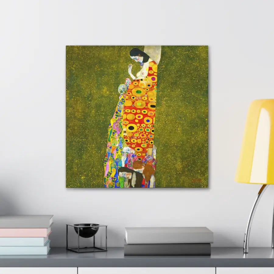 Woman in Colorful Gown painting by Gustav Klimt