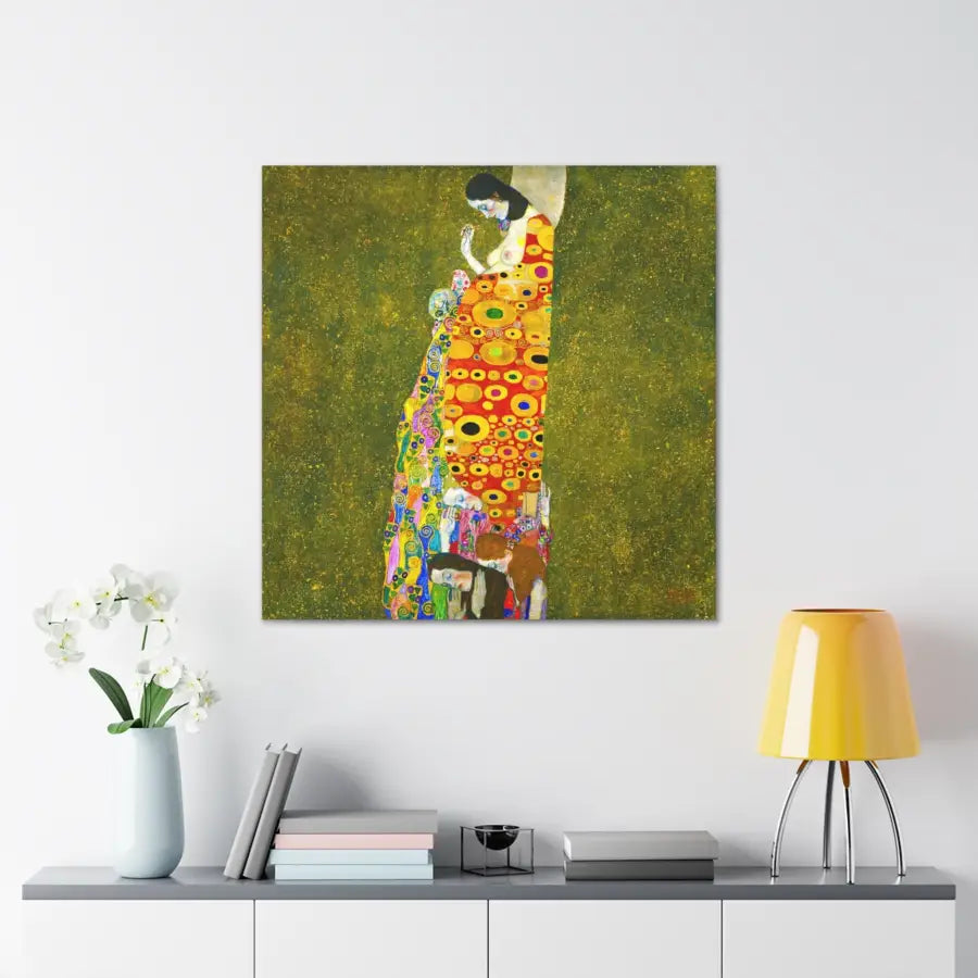 Woman in Colorful Gown painting by Gustav Klimt