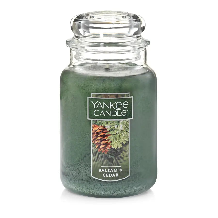 Yankee Candle Balsam & Cedar Scented Classic 22oz Large Jar